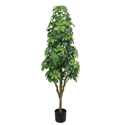 5.2FT Artificial Tree Realistic Faux Tree, Suitable for Indoor and Outdoor Decoration,1pc/set image 5