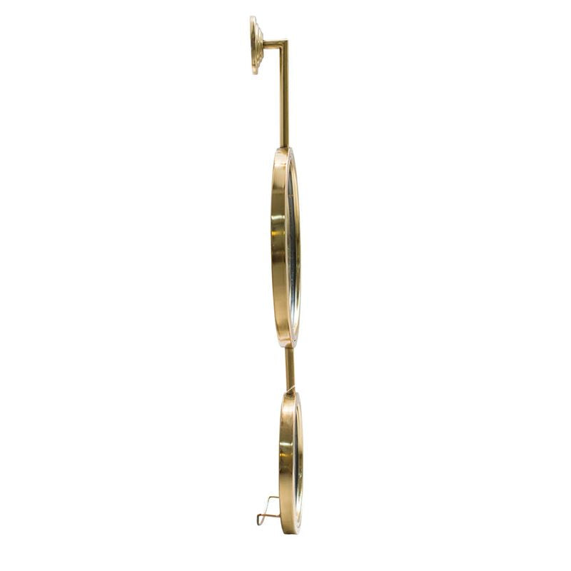 2 Circle Mirrors for Wall Decor, Unique Contemporary Wall Mirror for Living Room Bedroom Entryway,11" x 28.5" image 14