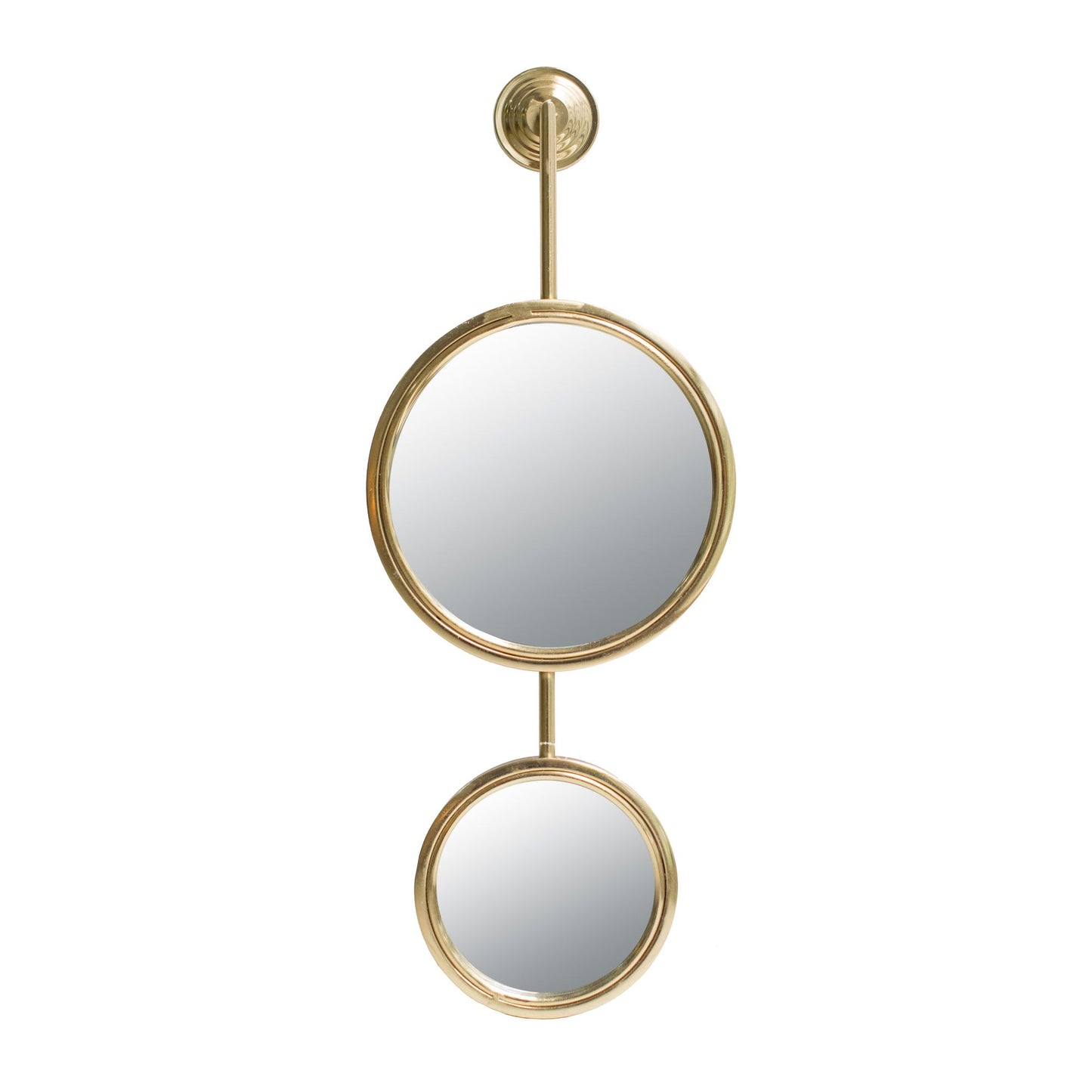 2 Circle Mirrors for Wall Decor, Unique Contemporary Wall Mirror for Living Room Bedroom Entryway,11" x 28.5" image 7