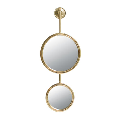 2 Circle Mirrors for Wall Decor, Unique Contemporary Wall Mirror for Living Room Bedroom Entryway,11" x 28.5" image 7