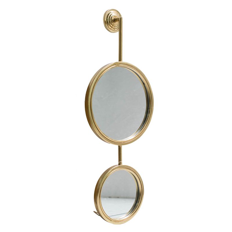 2 Circle Mirrors for Wall Decor, Unique Contemporary Wall Mirror for Living Room Bedroom Entryway,11" x 28.5" image 10