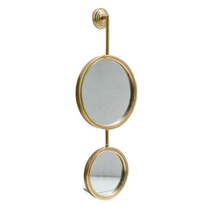 2 Circle Mirrors for Wall Decor, Unique Contemporary Wall Mirror for Living Room Bedroom Entryway,11" x 28.5" image 10