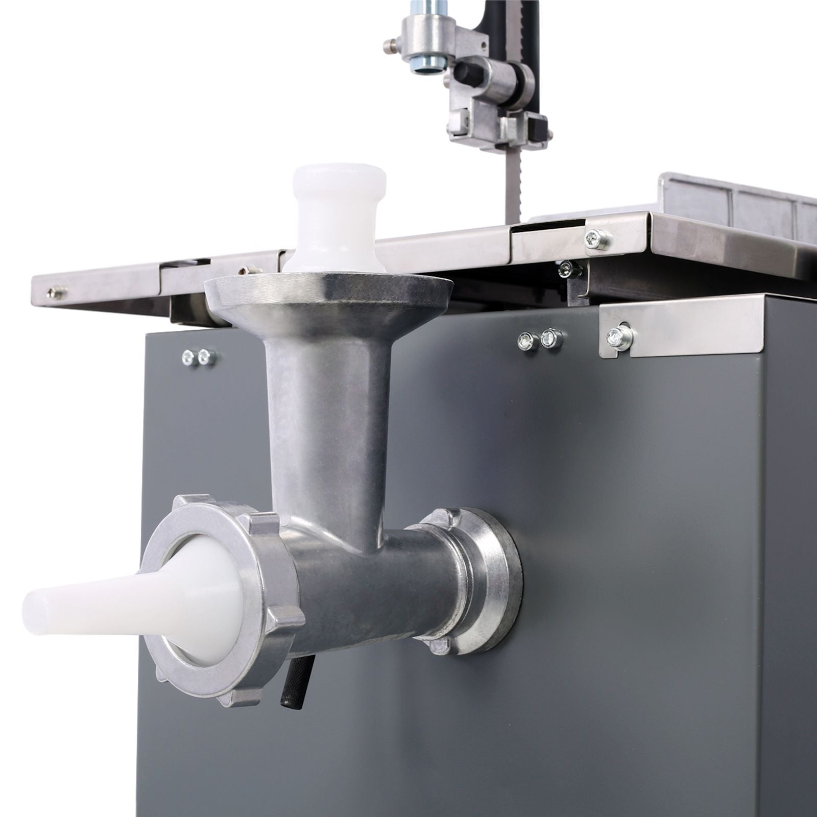 2-in-1 Commercial Butcher Band Saw and Sausage Stuffer - control panel