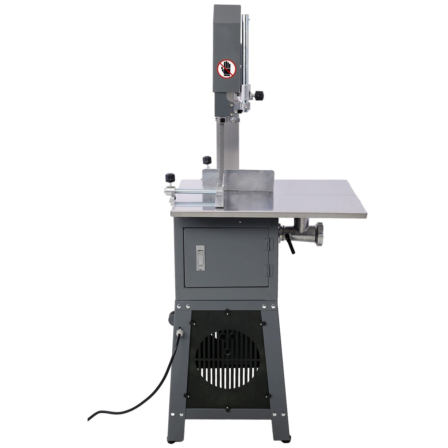 2-in-1 Commercial Butcher Band Saw and Sausage Stuffer - sausage attachment