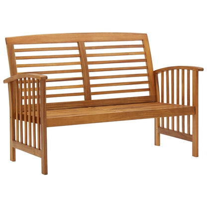 2 Piece Patio Lounge Set Solid Acacia Wood image 4