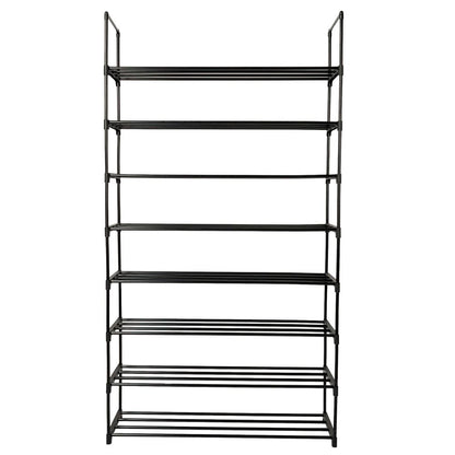 2 Set 4 Tiers Shoe Rack Tower Storage Organizer Gray - Multiple Units
