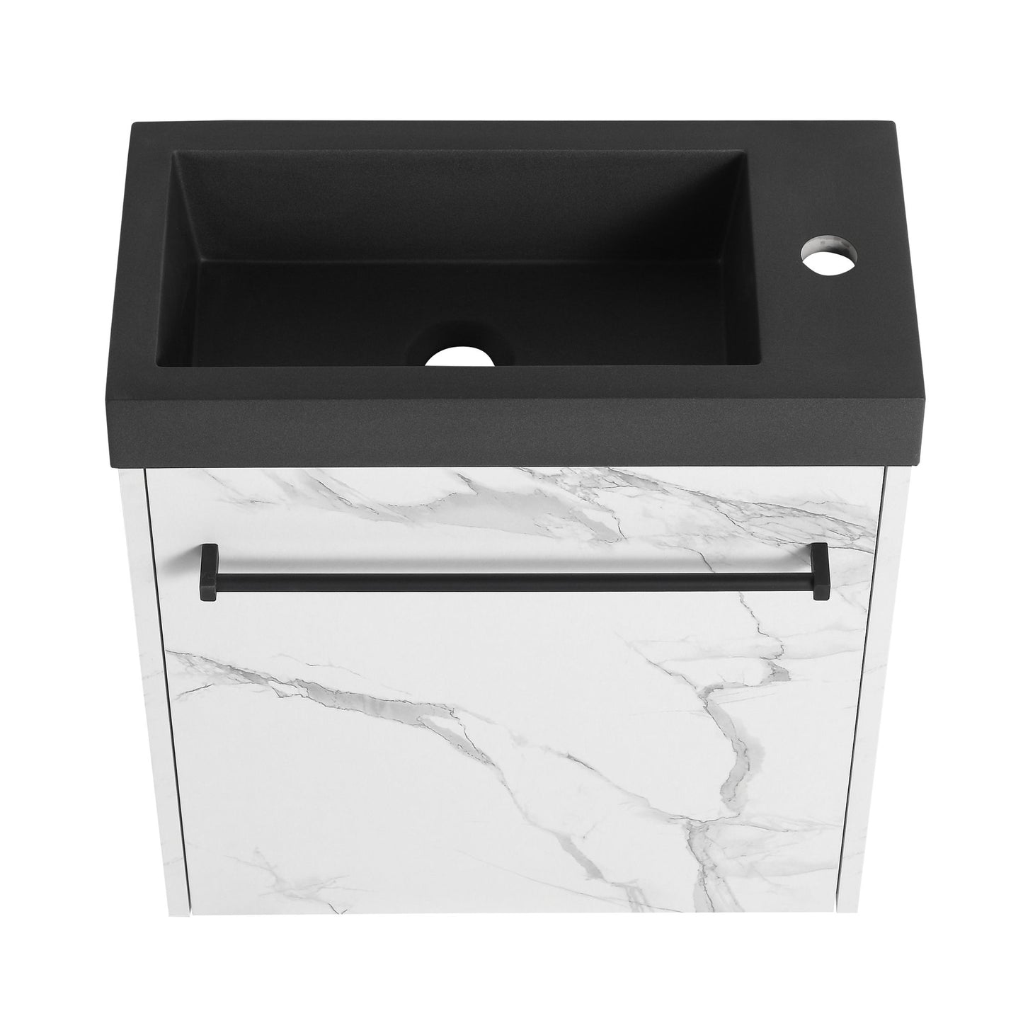 20'' Floating Wall-Mounted Bathroom Vanity with Resin Sink & Soft-Close Cabinet Door image 18