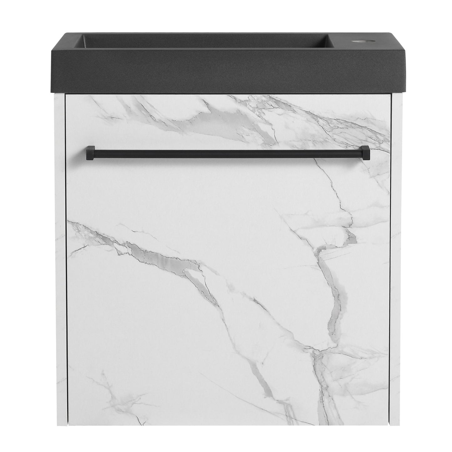 20'' Floating Wall-Mounted Bathroom Vanity with Resin Sink & Soft-Close Cabinet Door image 16