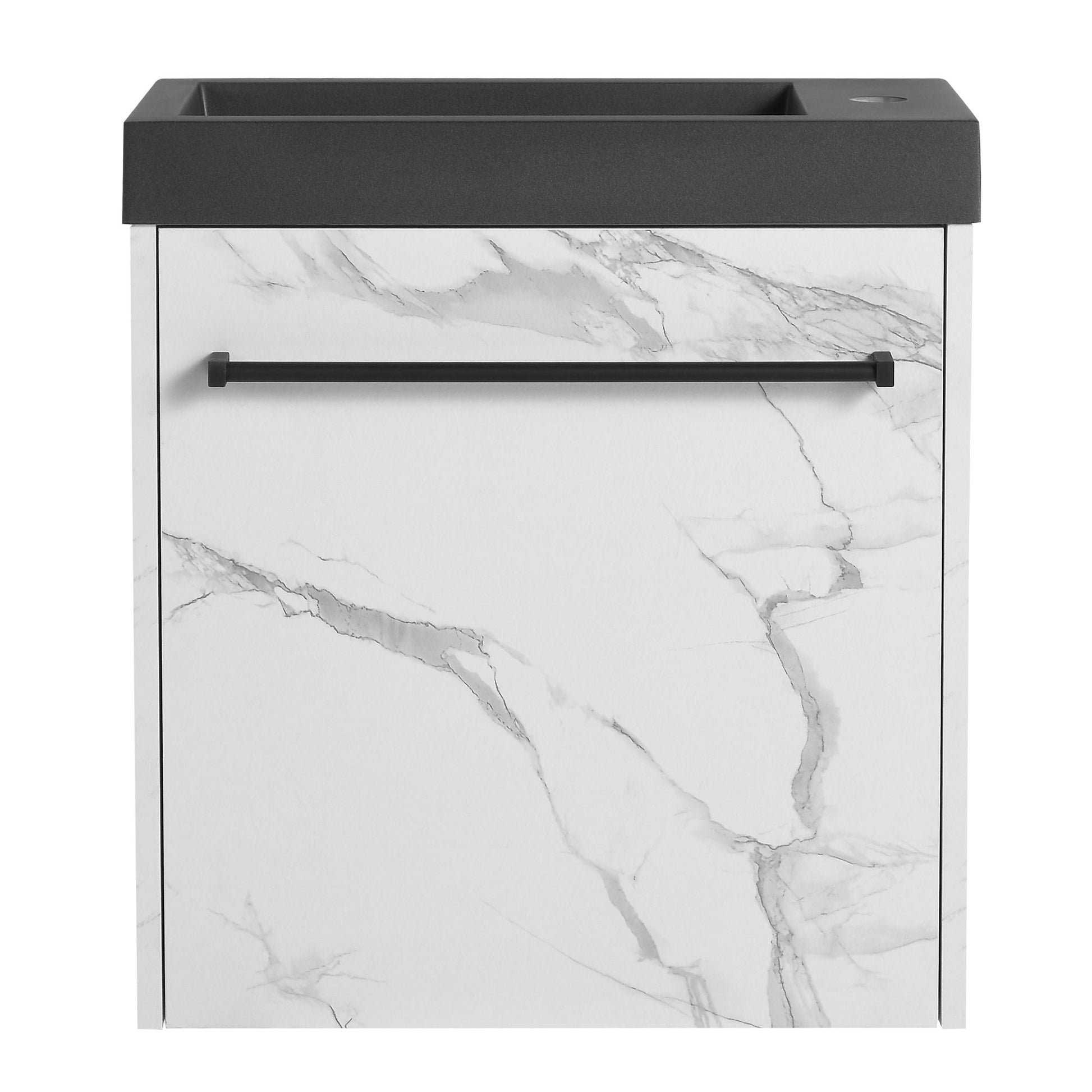 20'' Floating Wall-Mounted Bathroom Vanity with Resin Sink & Soft-Close Cabinet Door image 16