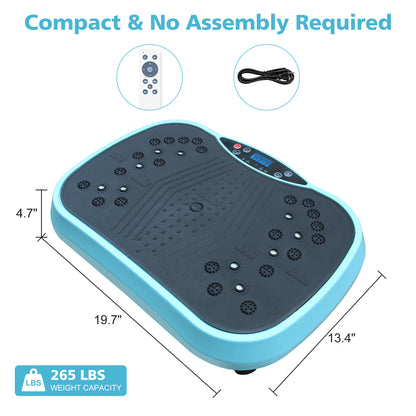 Vibration Plate Exercise Machine - Whole Body Workout Vibration Fitness Platform, Home Training Equipment for Weight Loss & Toning image 3