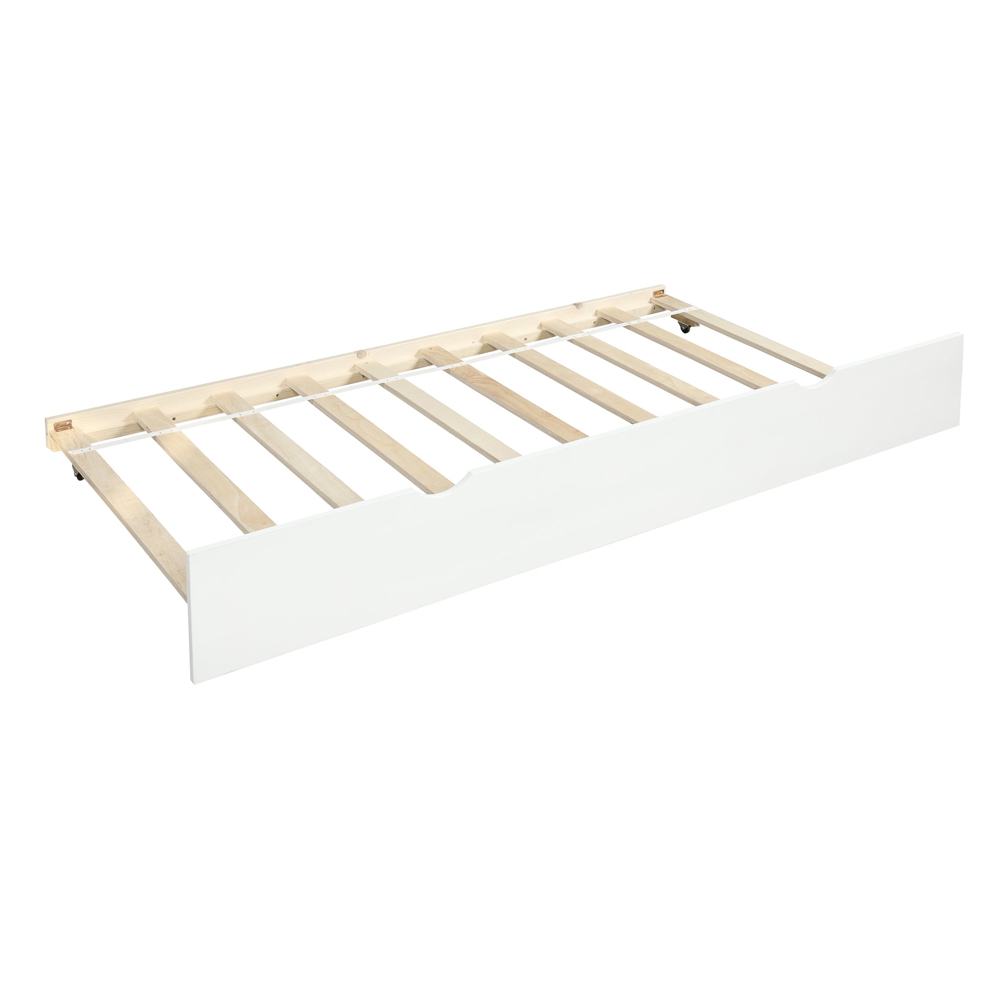 Daybed with Trundle Frame Set, Twin Size, White image 6
