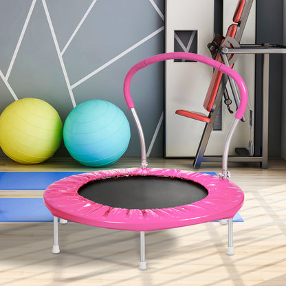 36" TRAMPOLINE WITH HANDLE(PI)-METAL image 1
