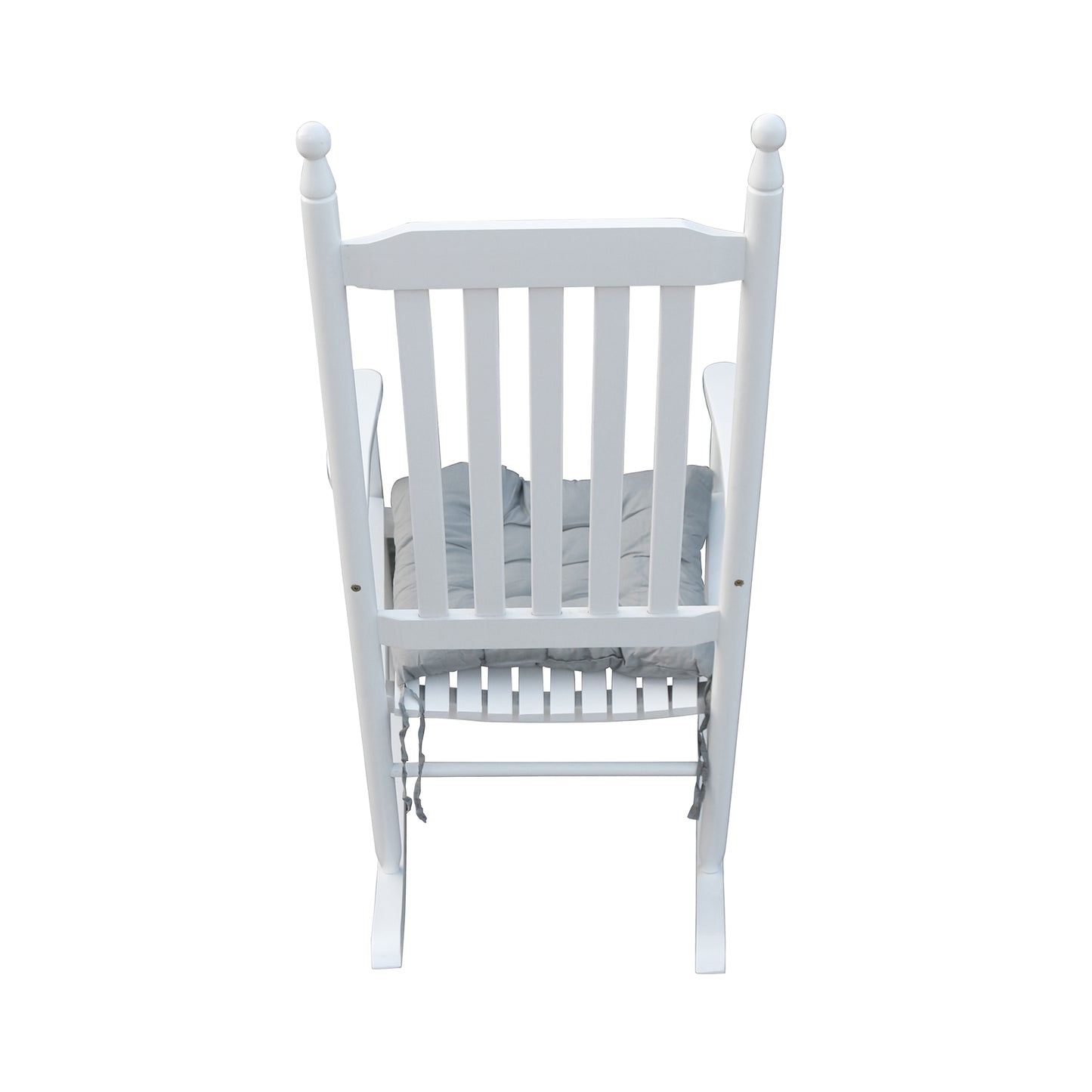 wooden porch rocker chair WHITE, without mat image 4