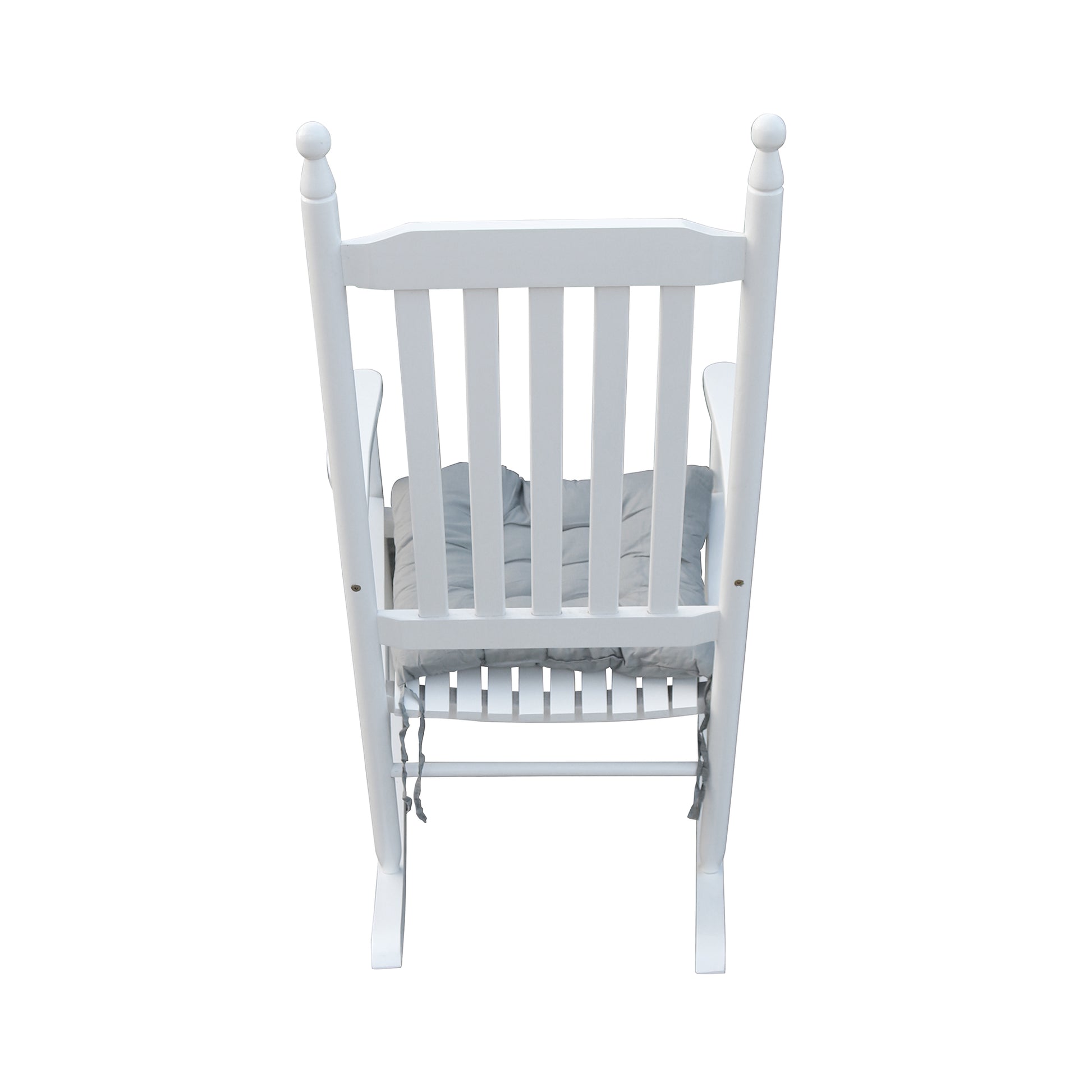 wooden porch rocker chair WHITE, without mat image 4