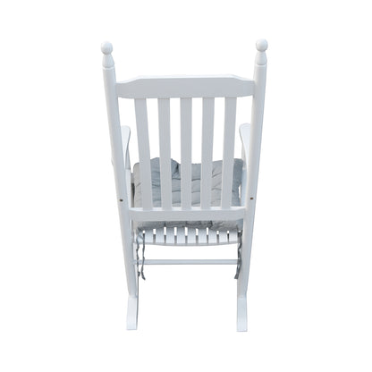 wooden porch rocker chair WHITE, without mat image 4