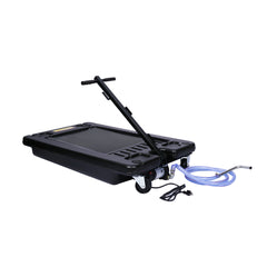 17 Gallon Low-Profile Oil Drain with Pump - Durable & Efficient