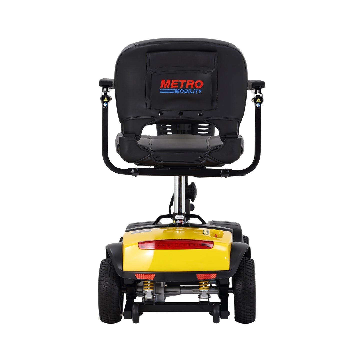 Four wheels Compact Travel Mobility Scooter with 300W Motor for Adult-300lbs, YELLOW image 9