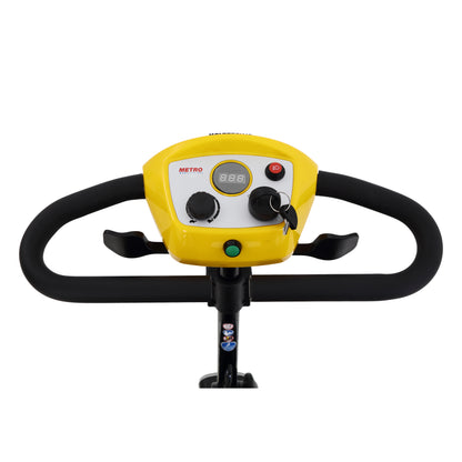 Four wheels Compact Travel Mobility Scooter with 300W Motor for Adult-300lbs, YELLOW image 3