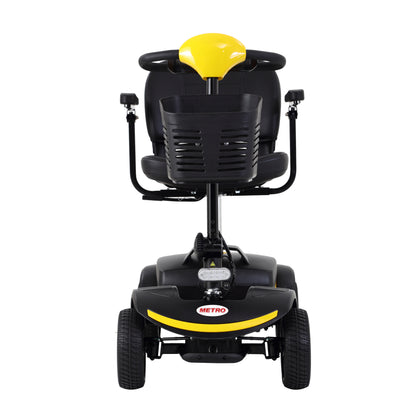 Four wheels Compact Travel Mobility Scooter with 300W Motor for Adult-300lbs, YELLOW image 6