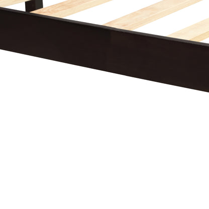 Platform Bed Frame with Headboard, Wood Slat Support, No Box Spring Needed, Queen,Espresso(OLD SKU:WF191420AAP) image 6