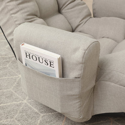 Adjustable head and waist, game chair, lounge chair in the living room, 360 degree rotatable sofa chair,Rotatable seat Leisure Chair deck chair image 9