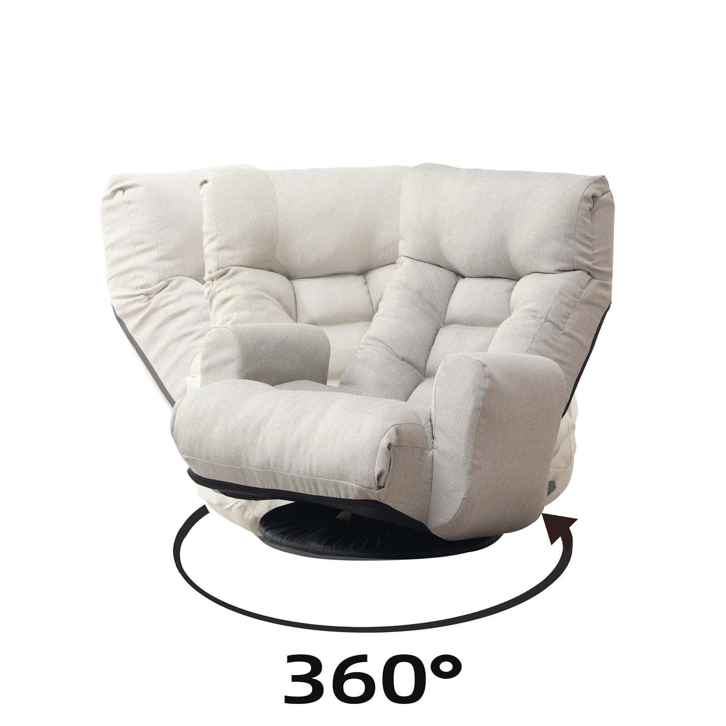 Adjustable head and waist, game chair, lounge chair in the living room, 360 degree rotatable sofa chair,Rotatable seat Leisure Chair deck chair image 11