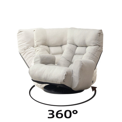 Adjustable head and waist, game chair, lounge chair in the living room, 360 degree rotatable sofa chair,Rotatable seat Leisure Chair deck chair image 11
