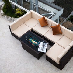 Glass Wind Guard for fire table