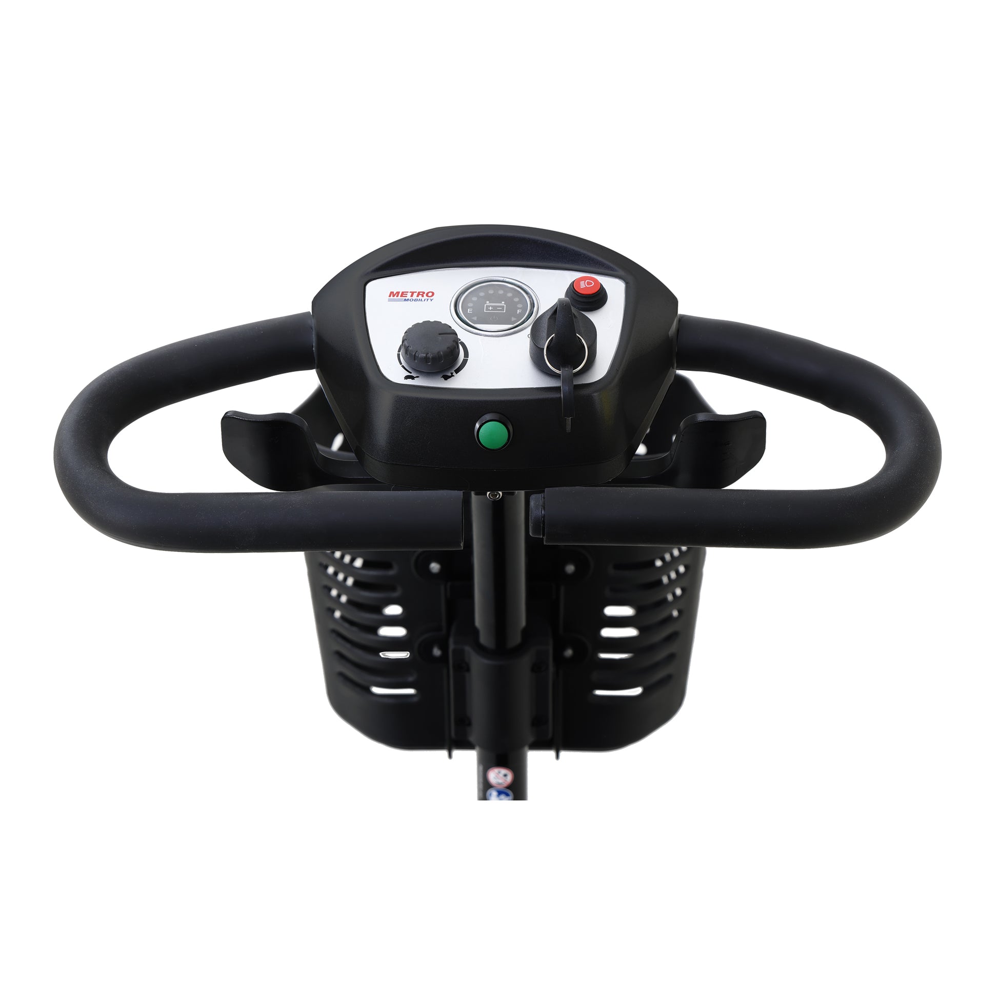 Four wheels Compact Travel Mobility Scooter with 300W Motor for Adult-300lbs, Gloss Black image 9