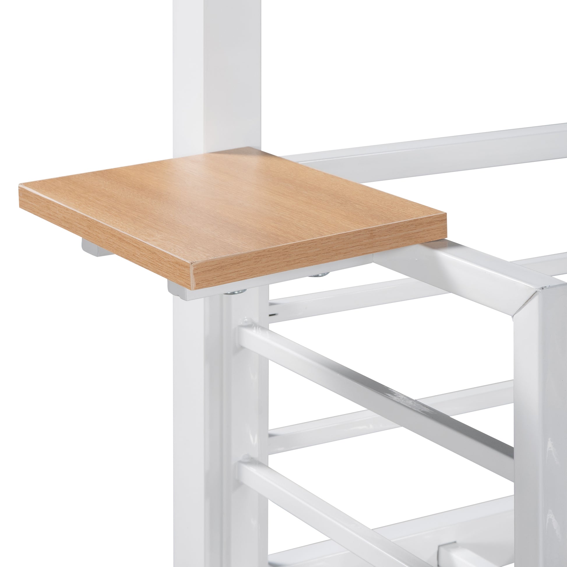 Twin Over Twin Metal Bunk Bed,Metal Housebed With Slide,Three Colors Available.(White with White Slide)(OLD SKU:MF291674AAK) image 6