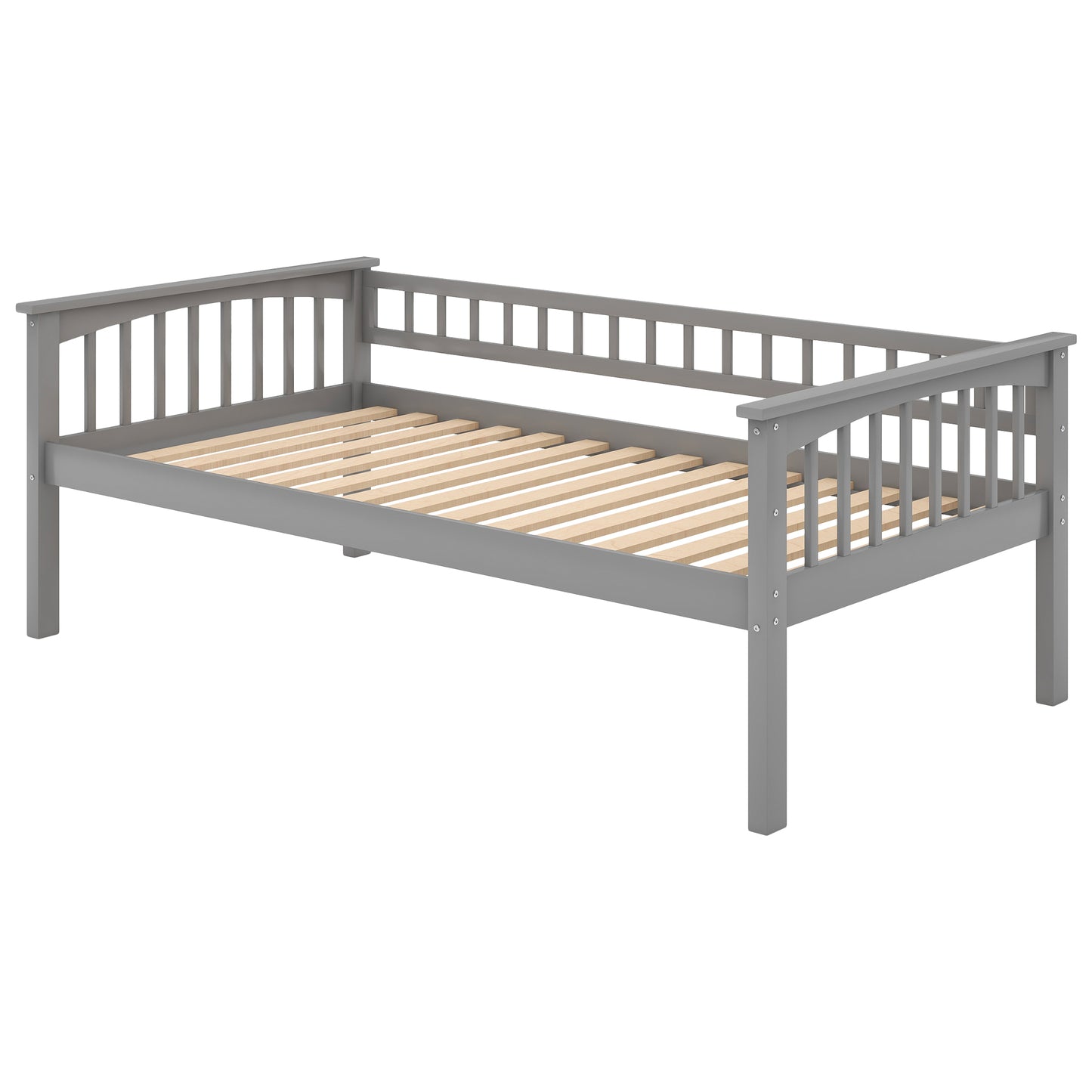Twin over Twin Bunk Bed with Drawers, Convertible Beds, Gray(Old SKU: SM000240AAE-1) image 12