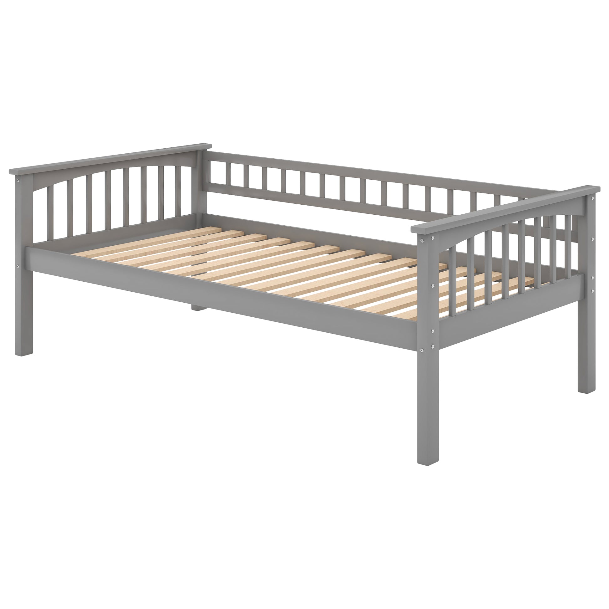 Twin over Twin Bunk Bed with Drawers, Convertible Beds, Gray(Old SKU: SM000240AAE-1) image 12