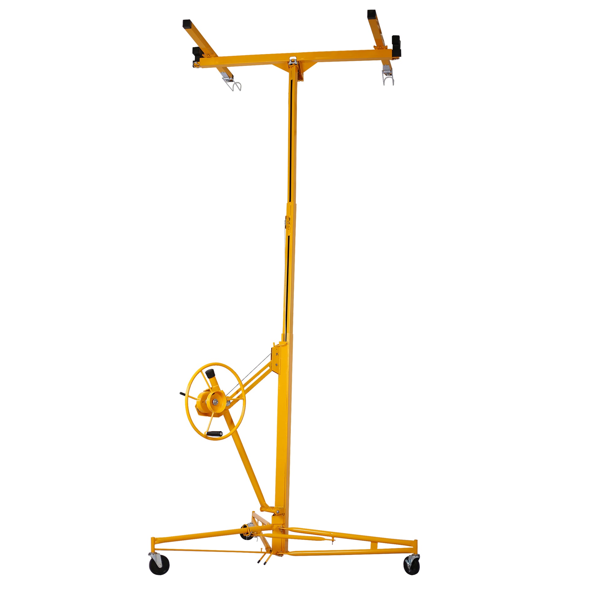 Drywall Lift Panel 11' Lift Drywall Panel Hoist Jack Lifter,yellow image 7
