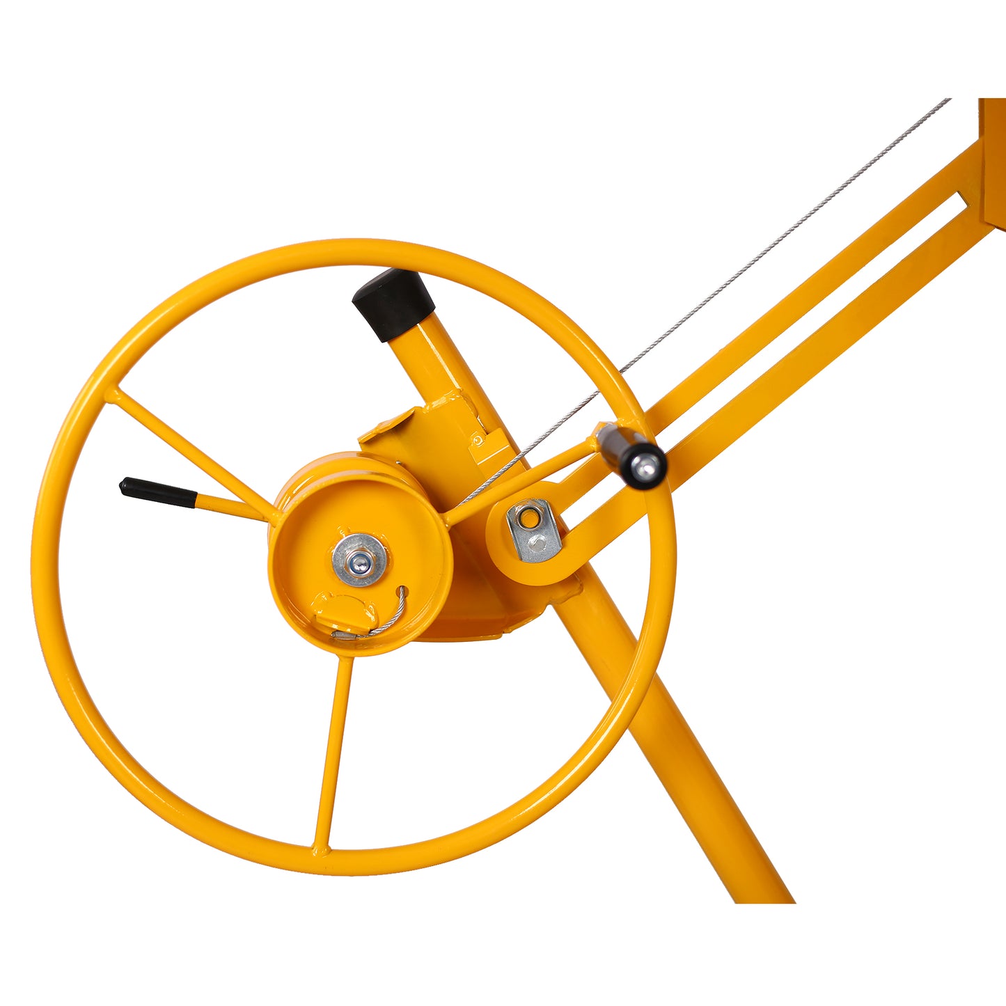 Drywall Lift Panel 11' Lift Drywall Panel Hoist Jack Lifter,yellow image 9