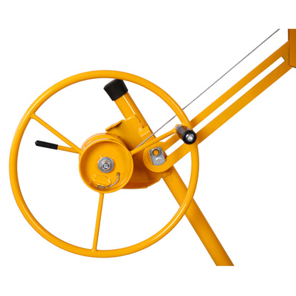 Drywall Lift Panel 11' Lift Drywall Panel Hoist Jack Lifter,yellow image 9