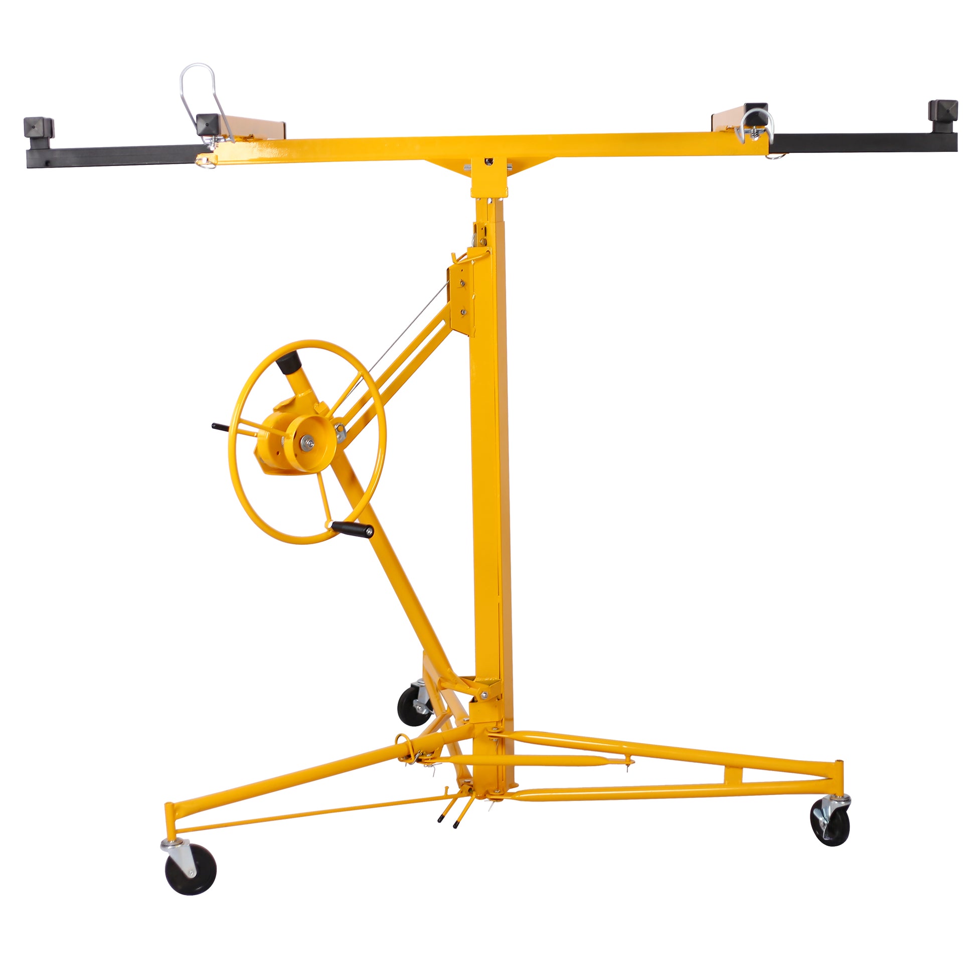 Drywall Lift Panel 11' Lift Drywall Panel Hoist Jack Lifter,yellow image 2