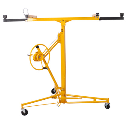 Drywall Lift Panel 11' Lift Drywall Panel Hoist Jack Lifter,yellow image 2