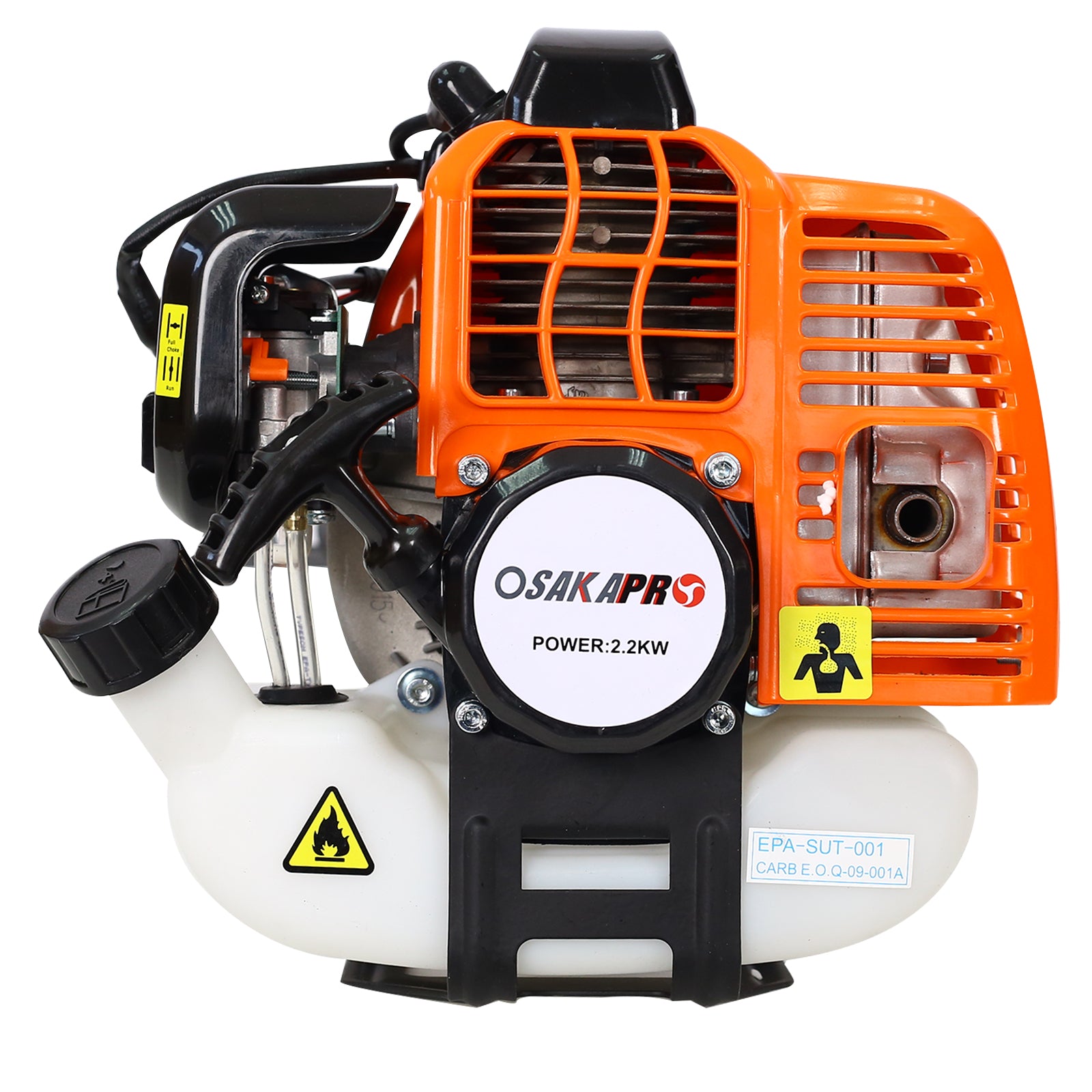 10 in 1 Multi-Functional Trimming Tool, 52CC 2-Cycle Garden Tool System with Gas Pole Saw, Hedge Trimmer, Grass Trimmer, and Brush Cutter EPA Compliant image 3