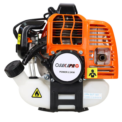 10 in 1 Multi-Functional Trimming Tool, 52CC 2-Cycle Garden Tool System with Gas Pole Saw, Hedge Trimmer, Grass Trimmer, and Brush Cutter EPA Compliant image 3