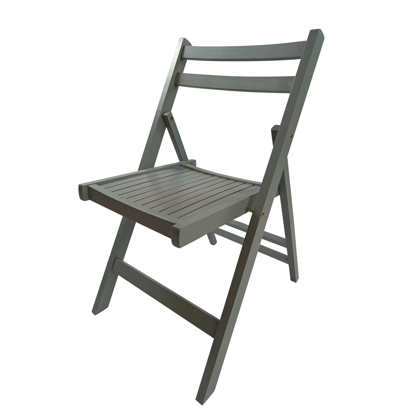 Furniture Slatted Wood Folding Special Event Chair - Gray, Set of 4, FOLDING CHAIR, FOLDABLE STYLE image 7