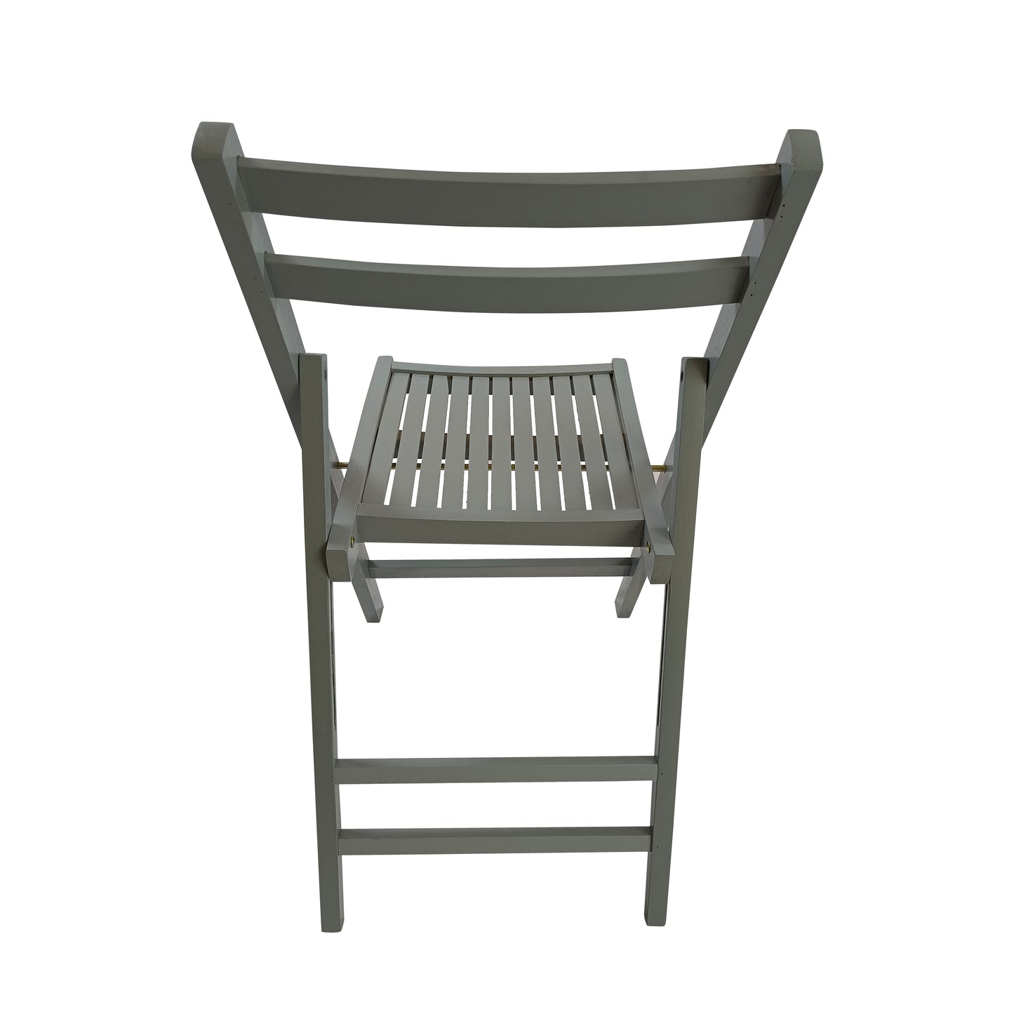 Furniture Slatted Wood Folding Special Event Chair - Gray, Set of 4, FOLDING CHAIR, FOLDABLE STYLE image 4