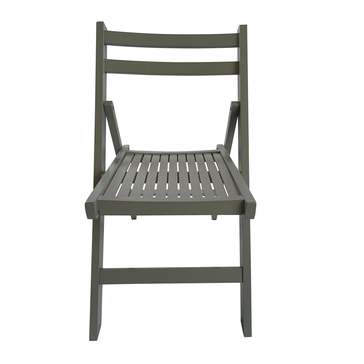 Furniture Slatted Wood Folding Special Event Chair - Gray, Set of 4, FOLDING CHAIR, FOLDABLE STYLE image 3