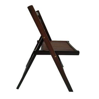 Furniture Slatted Wood Folding Special Event Chair - Cherry, Set of 4, FOLDING CHAIR, FOLDABLE STYLE image 6