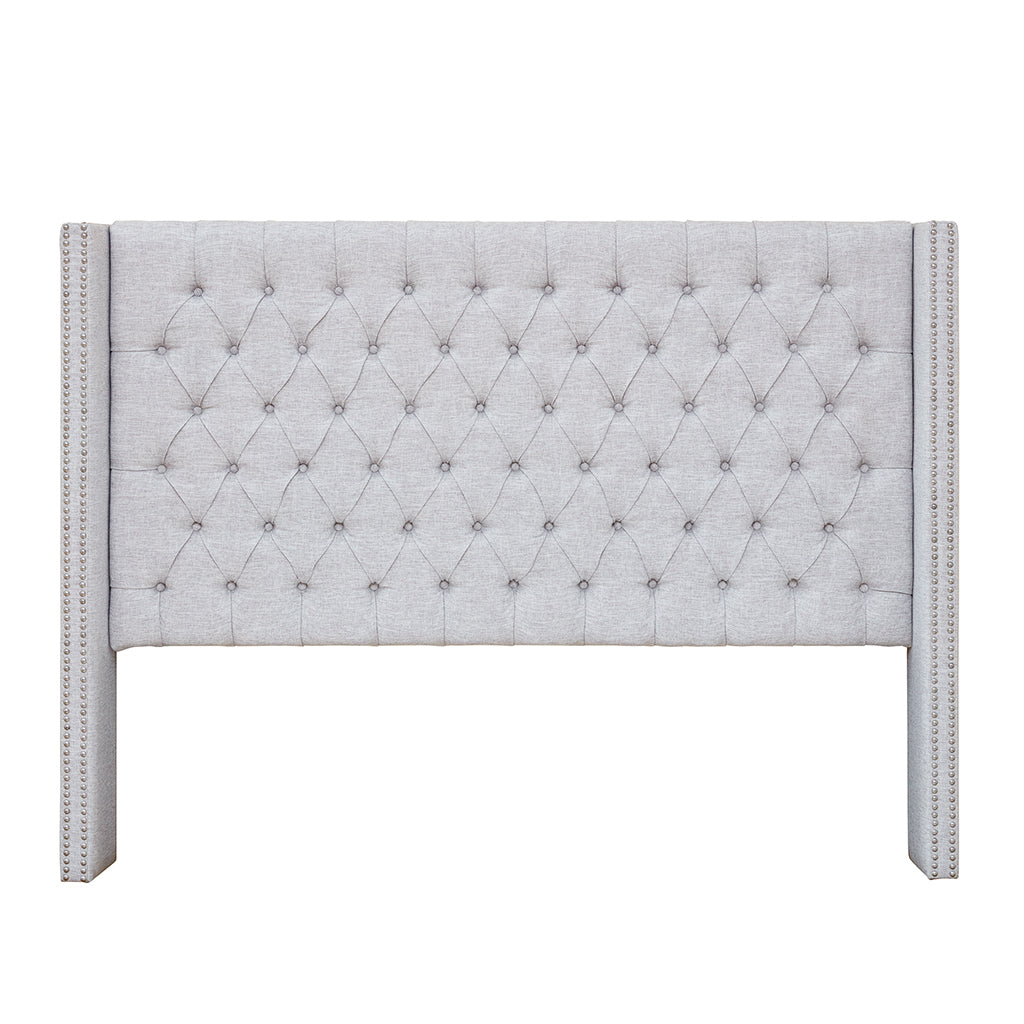 Upholstery Headboard Grey Queen image 2