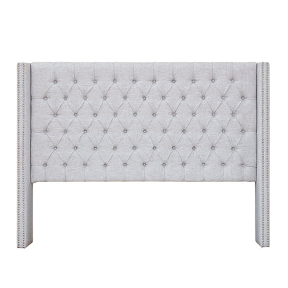Upholstery Headboard Grey Queen image 2