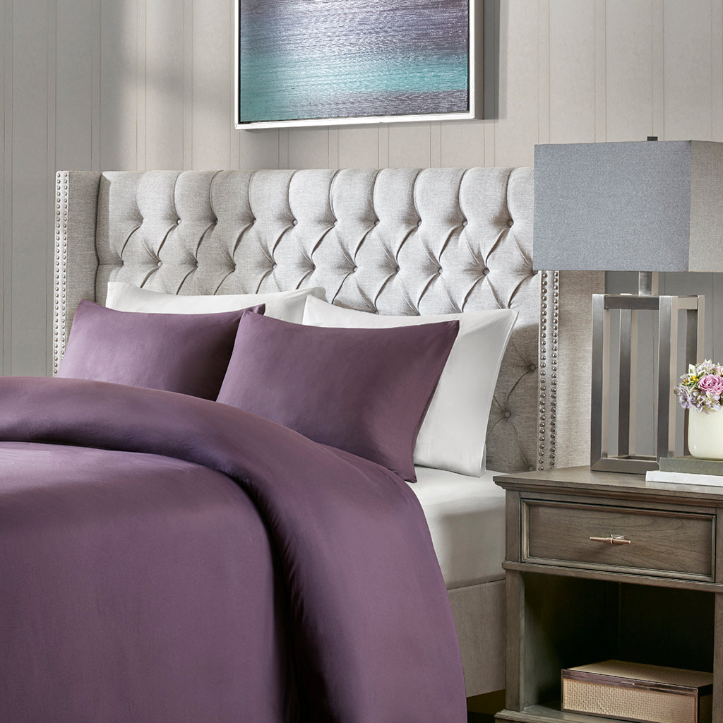 Upholstery Headboard Grey Queen image 1