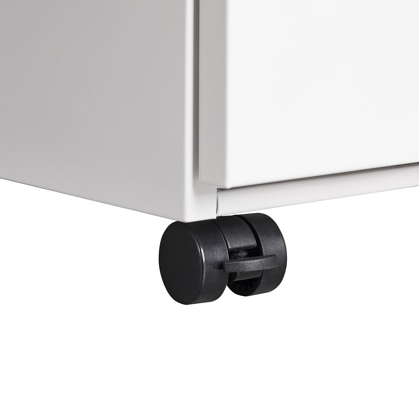 [Installation Required] 3-Drawer mobile filing cabinet with lock, legal/letter sized office storage filing cabinet, metal filing cabinet (white),suitable for offices and study rooms image 9
