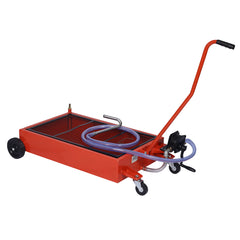 17 Gallon Low-Profile Oil Drain with Pump - Durable & Efficient