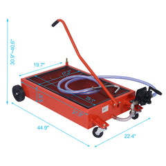 17 Gallon Low-Profile Oil Drain with Pump - Durable & Efficient