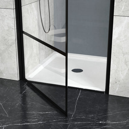 Goodyo 36x36 in Shower Base, Centered Drain Single-Threshold Shower Pan, White image 3